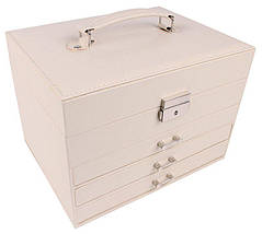 Шкатулка для прикрас колір бежевий, фото 2