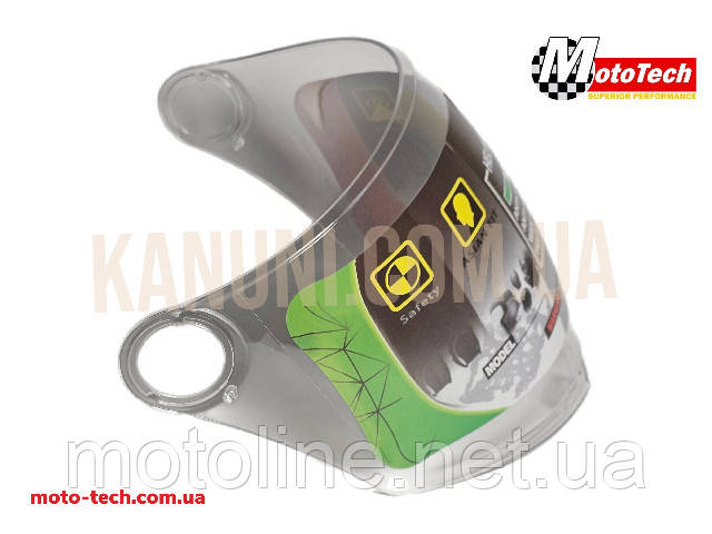 Візор, скло шолома 606/Т96/858 MotoTech, прозорий
