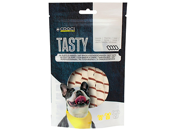 Ласощі для собак Croci TASTY кручений стік качка з тріской 80гр
