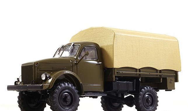 Модель ГАЗ-63 бортовий (з тентом) Горький (1947) | Автоісторія