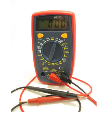 Мультиметр цифровий DT-33D з підсвічуванням дисплея, фото 1