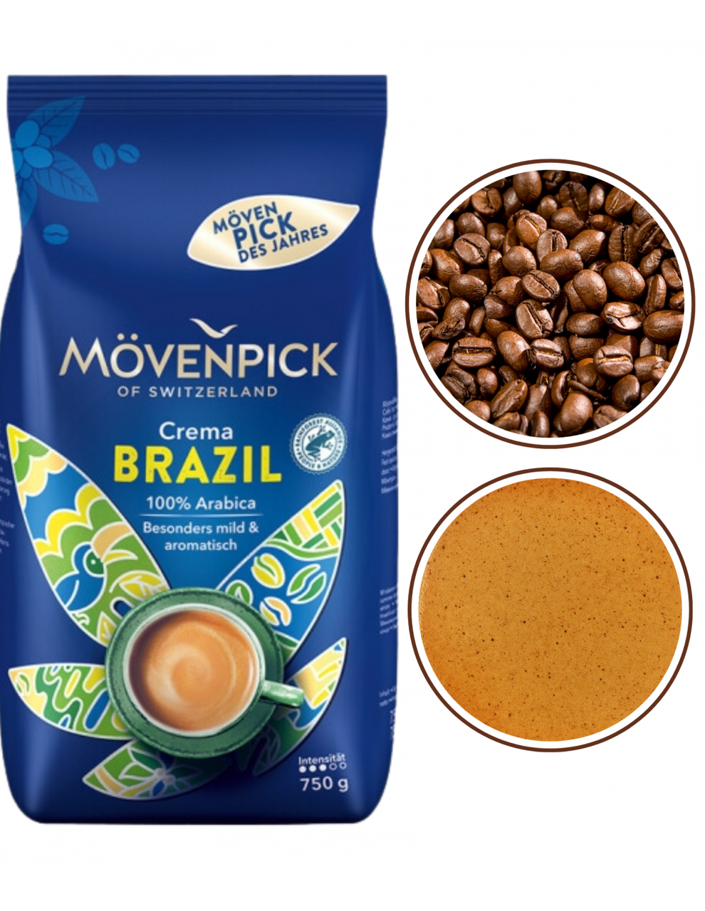 Кава Movenpick Brazil, 750г
