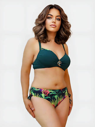 Купальник жіночий Z.Five 068-2 зелений на 48 50 52 54 56 укр розмір, фото 1