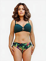 Купальник жіночий Z.Five 068-2 зелений на 48 50 52 54 56 укр розмір, фото 3