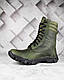 Берці зимові з натуральної шкіри Спринт колір олива 40-46р, фото 5