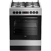Плита комбінована Beko FSM62320 DSS 60*60 газ електро