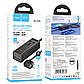 Мережевий подовжувач HOCO AC10A Barry PD65W GaN (2C2A with 1 socket) desktop charger Black, фото 6