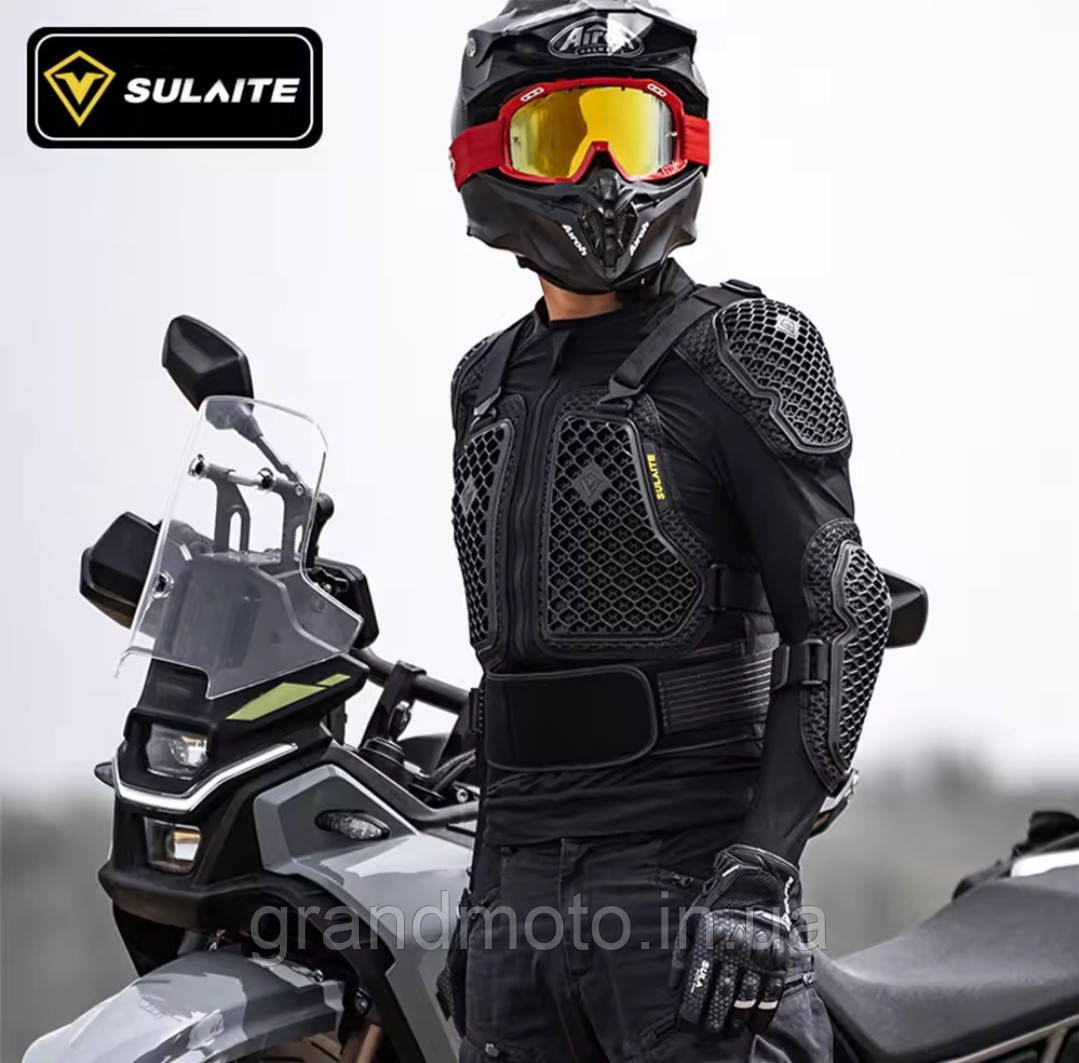 Мото черепаха захист для мотоцикліста Sulaite гнучкий, унісекс, фото 1