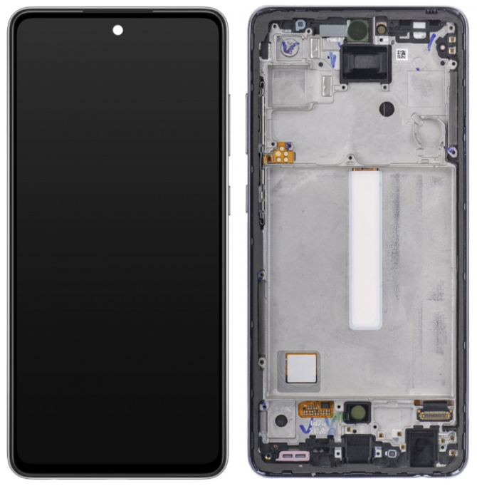 Дисплей (екран) для Samsung A525F Galaxy A52/A526B + тачскрин, чорний, TFT (In-Cell) без функції відбитка