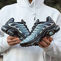 Чоловічі Кросівки Nike Air Max TN Plus Blue Black / Найк Аїр Макс ТН Плюс Блакитні із Чорним, фото 3