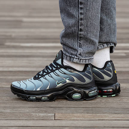 Чоловічі Кросівки Nike Air Max TN Plus Blue Black / Найк Аїр Макс ТН Плюс Блакитні із Чорним, фото 1