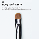 Пензель 06, плоский круглий, SCULPTOR, фото 2