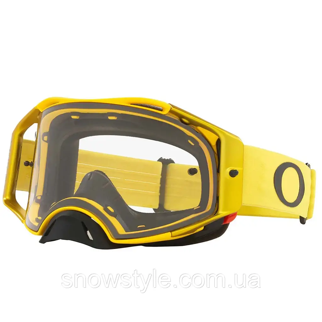 Маска для мотокросу мотоокуляри Oakley Airbrake MX Yellow Clear, фото 1