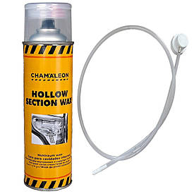 Консервант прихованих порожнин мовіль у спреї прозорий Chamaleon Hollow Section Wax Spray 500мл