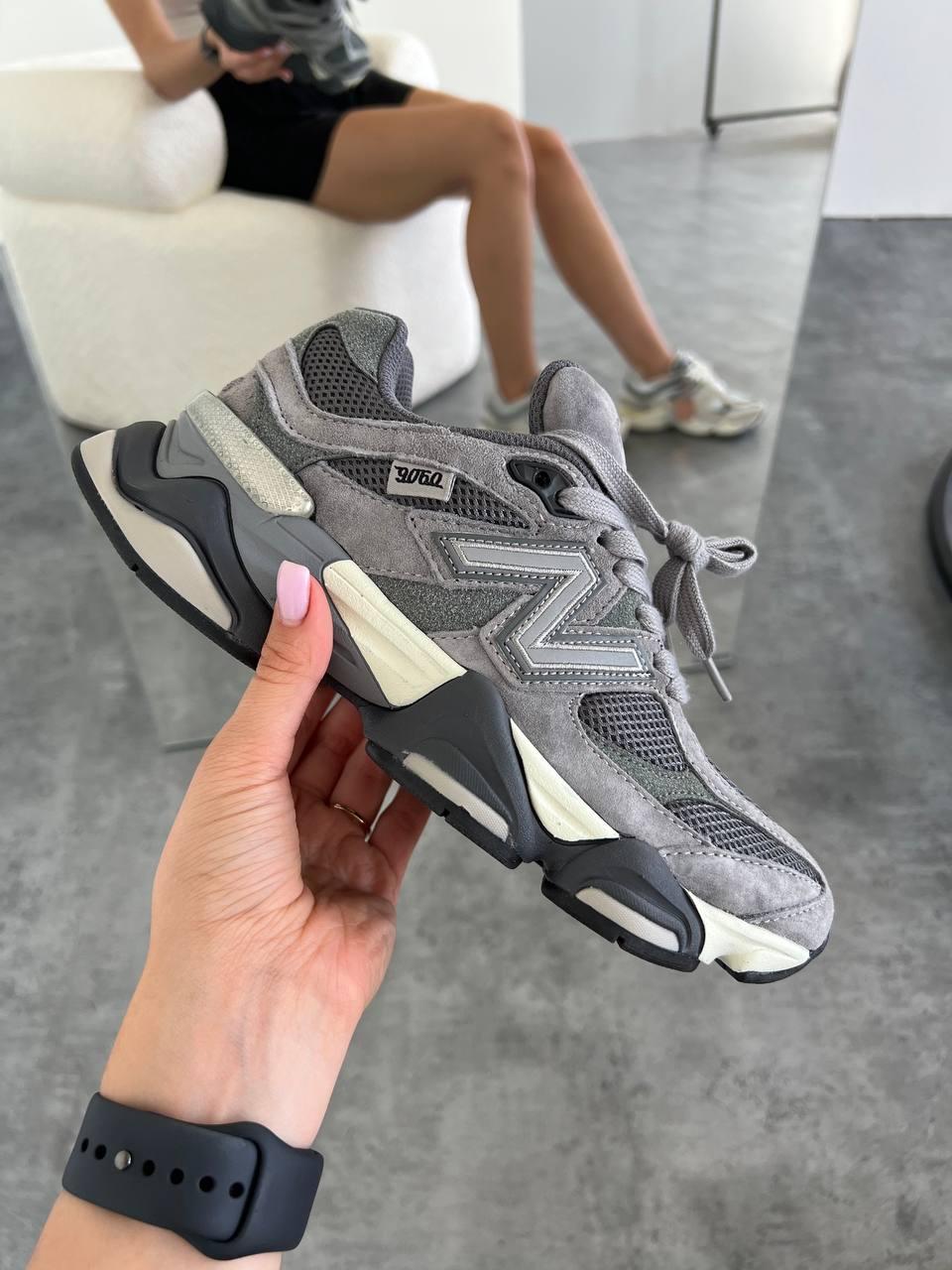 Кросівки New Balance 9060 Joe Freshgoods Dark Gray Нью Беланс 9060 сірі замша демісезон демісезон унісекс