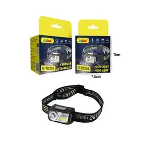 Яскравий акумуляторний налобний ліхтар на голову Andowl Q-TD208 водонепроникний фонарик, фото 2