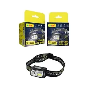 Яскравий акумуляторний налобний ліхтар на голову Andowl Q-TD208 водонепроникний фонарик, фото 3