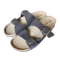 Сині чоловічі шльопанці Inblu великих розмірів із ремінцями та пряжкою, сандалії на платформі та замшевою устілкою Коричневий, 45