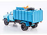 Модель Вантажівка Сміттєвоз КО-413 (ГАЗ-53) синьо/блакитний | Автоісторія, фото 4