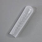 Верхні форми для нарощування KOPER, рифлені, арочний квадрат, слабкий вигин (5669), 120 шт, фото 4