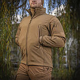 Тактична куртка софтшел M-Tac Soft Shell Tan (койот), фото 5