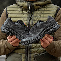 Зимові Чоловічі Кросівки Salomon XT-6 Advanced Gore-Tex All Black / Саломон ХТ-6 Адванст Гор Текс Олл Чорні, фото 3