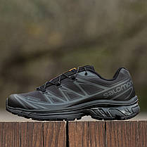 Зимові Чоловічі Кросівки Salomon XT-6 Advanced Gore-Tex All Black / Саломон ХТ-6 Адванст Гор Текс Олл Чорні, фото 5