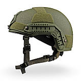 Балістичний шолом HC ECLIPSE GEN 3 UHMWPE NIJ IIIa олива, фото 2