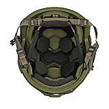 Балістичний шолом HC ECLIPSE GEN 3 UHMWPE NIJ IIIa олива, фото 5