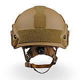 Балістичний шолом HC ECLIPSE GEN 2 helmet system UMHWPE NIJ IIIa койот, фото 5