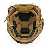 Балістичний шолом HC ECLIPSE GEN 2 helmet system UMHWPE NIJ IIIa койот, фото 6