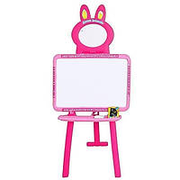 Мольберт 3в1 Limo Toy 0703 UK-ENG (pink) Рожевий