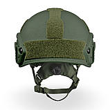 Балістичний шолом HC ECLIPSE GEN 2 helmet system UMHWPE NIJ IIIa олива, фото 5