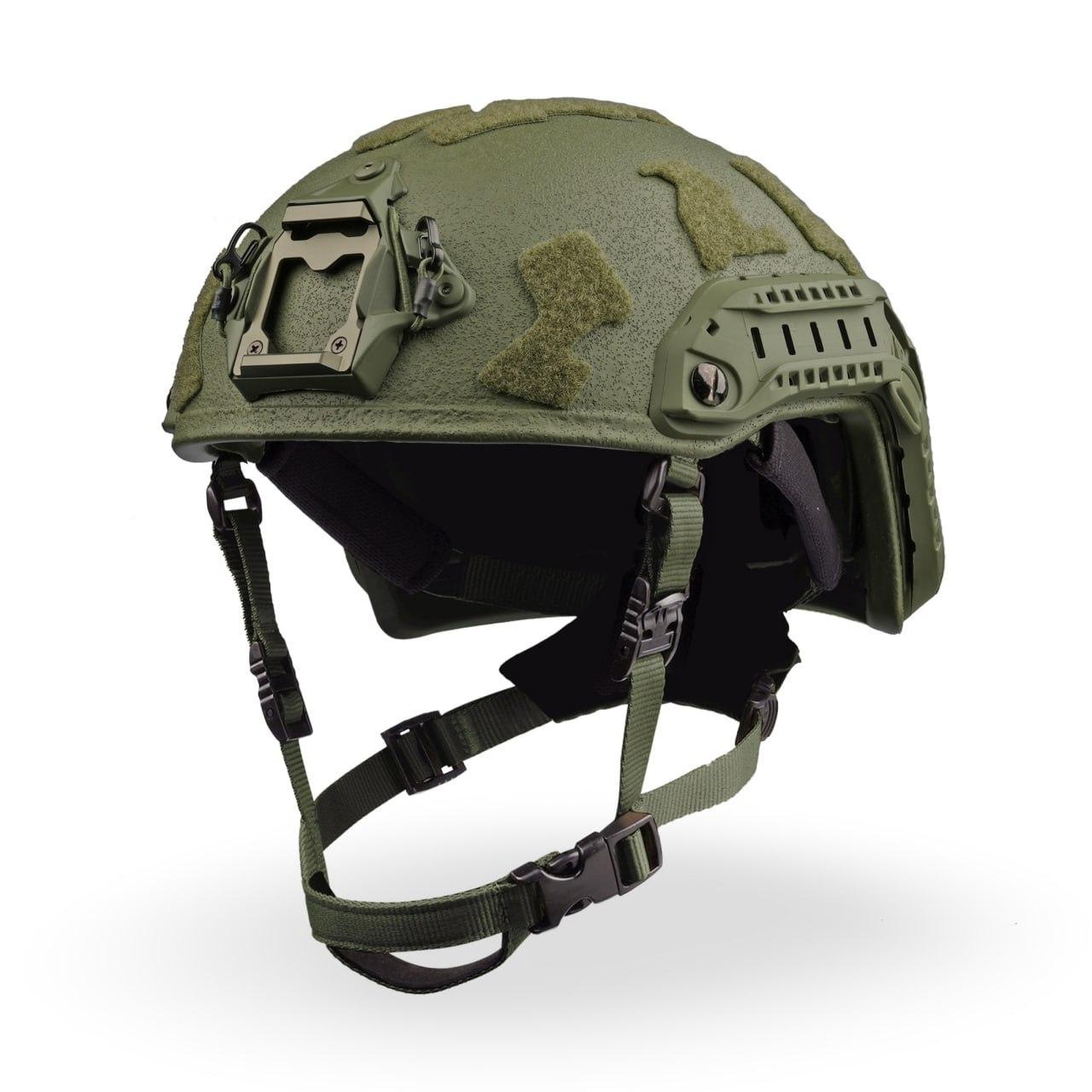Балістичний шолом SHC BURAN 3.0 Helmet KEVLAR олива, фото 1