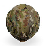 Балістичний шолом SHC BURAN 3.0 Helmet KEVLAR мультикам, фото 4