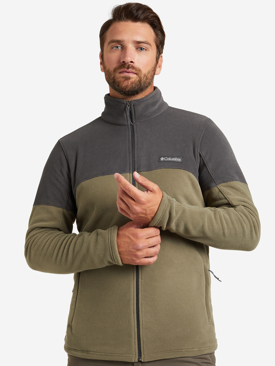 Джемпер флісовий чоловічий Columbia Basin Trail III Full Zip, зелений