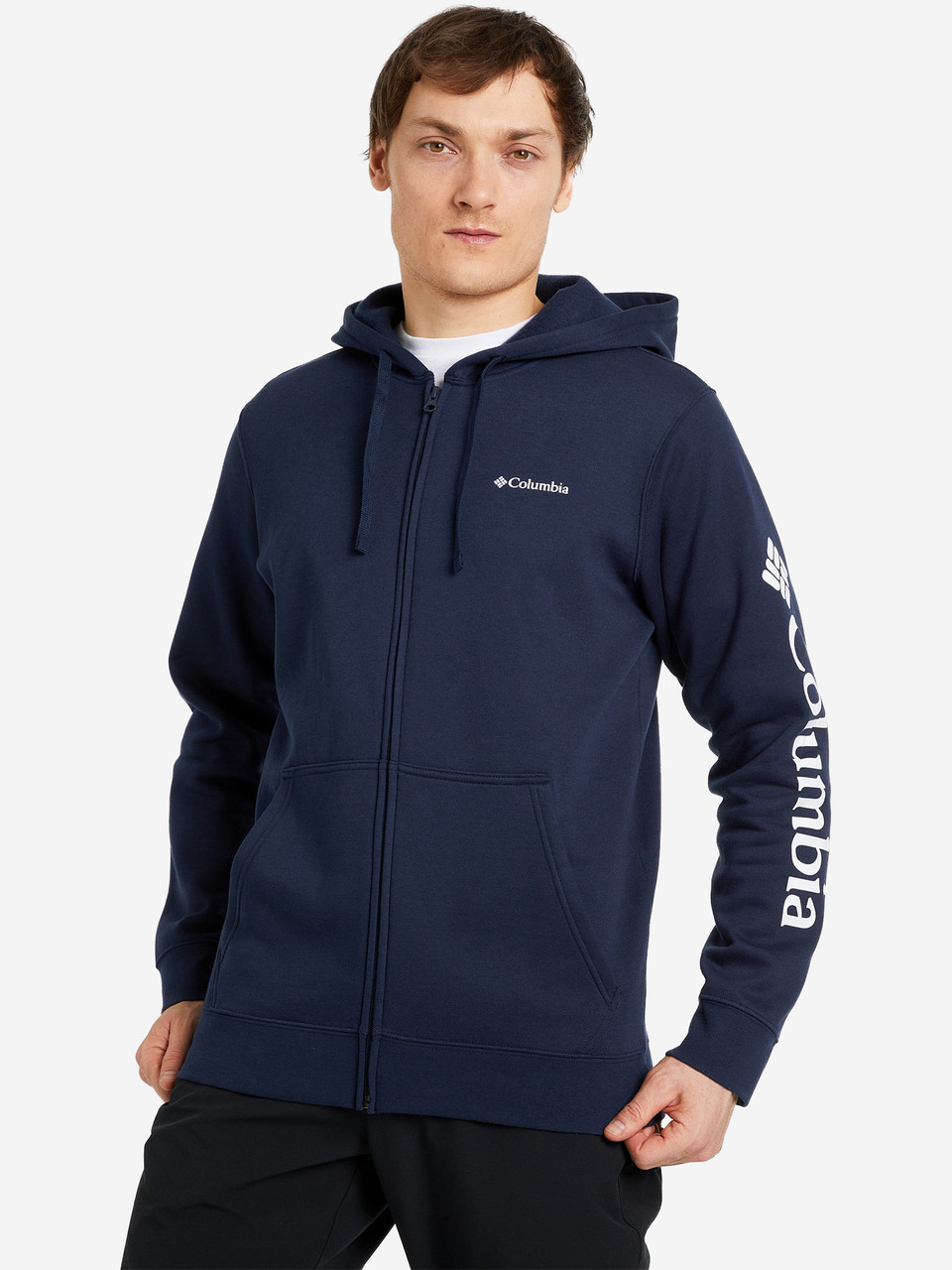 Джемпер чоловічий Columbia Trek Full Zip Hoodie, Синій, 46