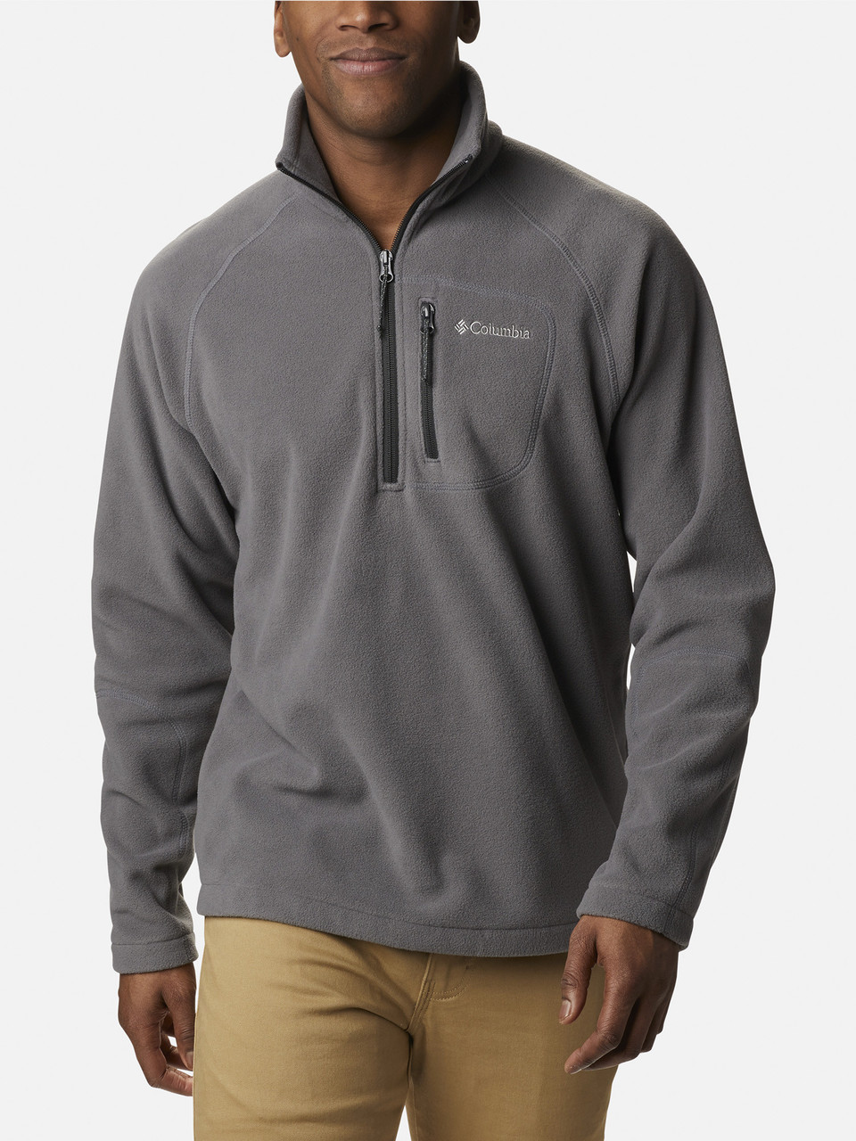 Джемпер чоловічий Columbia Fast Trek III Half Zip Fleece, Сірий, фото 1