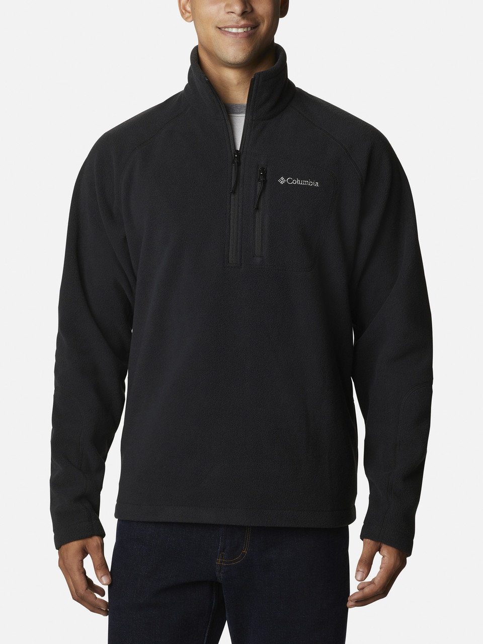 Джемпер флісовий чоловічий Columbia Fast Trek™ III Half Zip Fleece, Чорний
