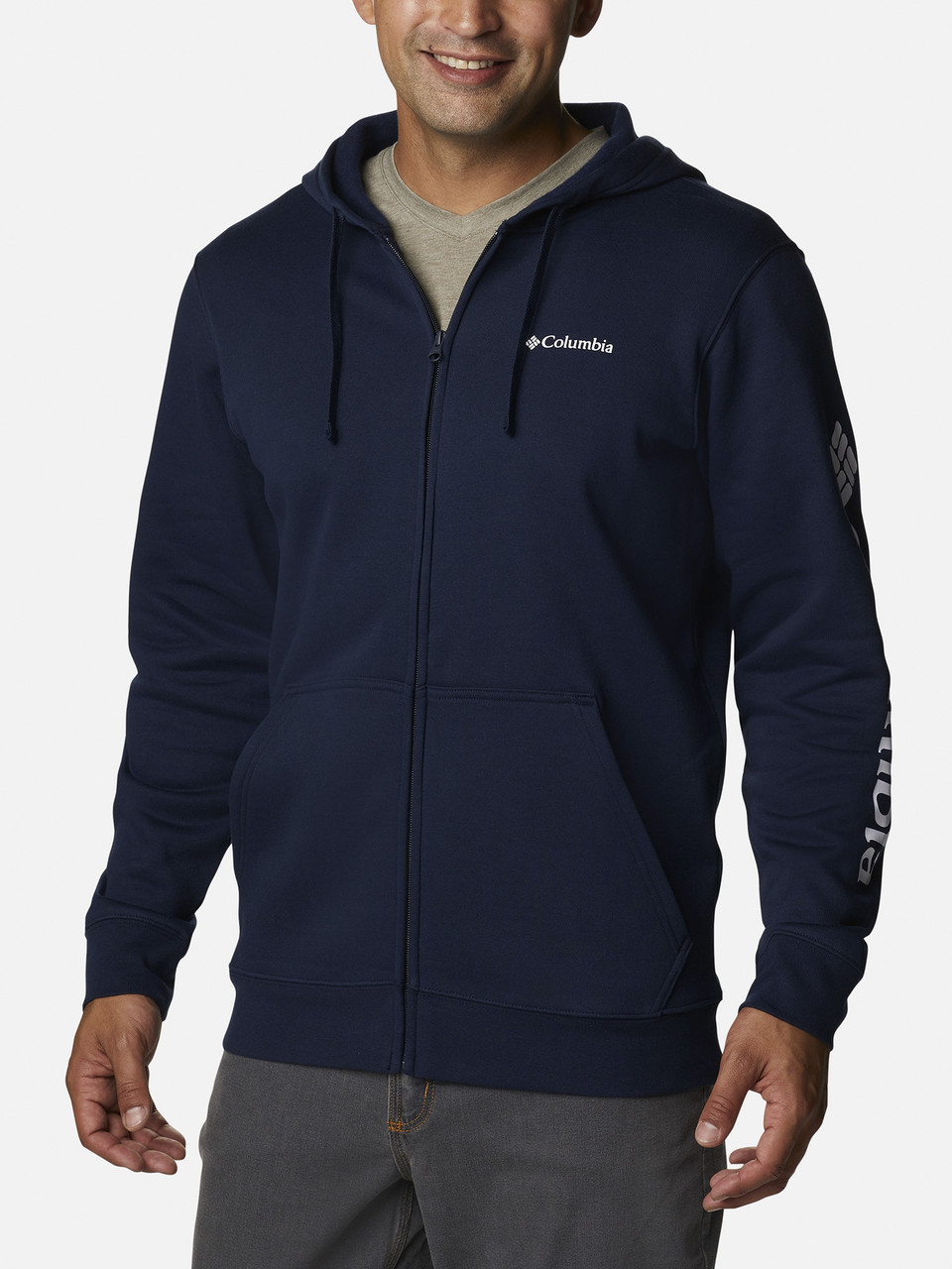 Толстовка чоловіча Columbia Beaumount™ Full Zip Hoodie, Синій, 46