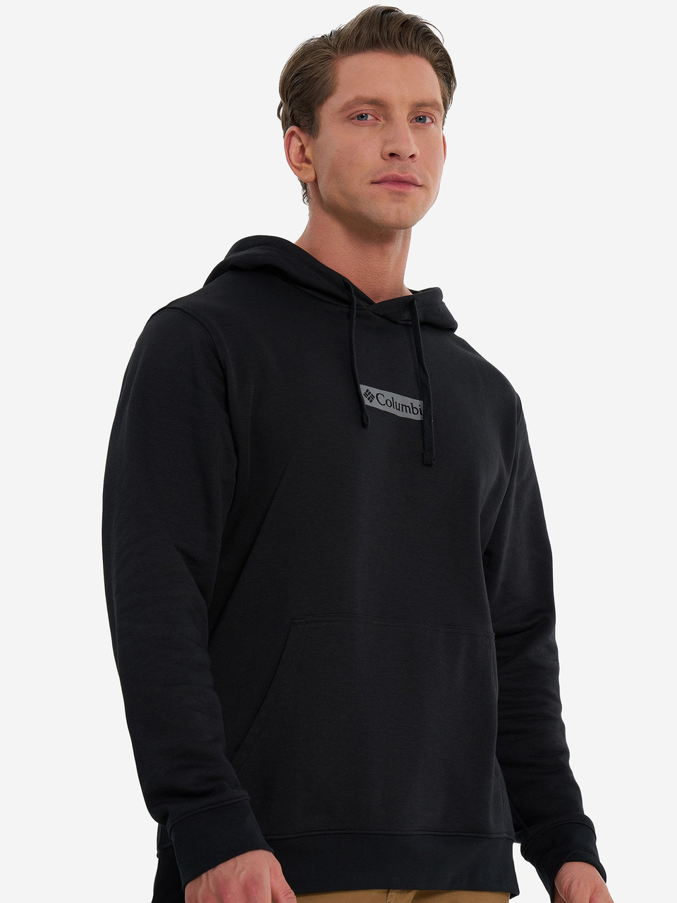 Джемпер флісовий чоловічий Columbia Beaumount Hoodie, Чорний, 46