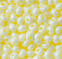 Бісер чеський Preciosa Перлиновий 278 / 16286 калібр 10/0 Ваніль Упаковка 5 грам