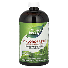 Рідкий хлорофіл Nature's Way Chlorofresh Liquid Chlorophyll 473 ml Mint