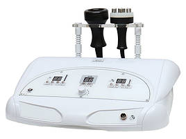 Косметологічний апарат 2-в-1 Вакуумний термомассаж з прогріванням + біоелектростимуляція мод. 2001C