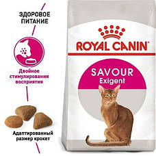 АКЦІЯ Royal Canin Exigent Savour сухий корм для вибагливих кішок 4 кг + наповнювач Catsan 5л, фото 3