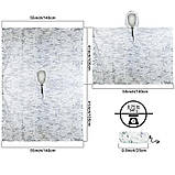 Маскхалат на сніг зимовий пончо білий мультикам, фото 6