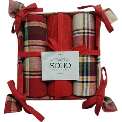 Набір рушників SOHO Scotland 40х60 см 3 шт