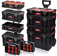Модульний органайзер на колесах Qbrick System PROMO SET I 6в1 Чорний Польща