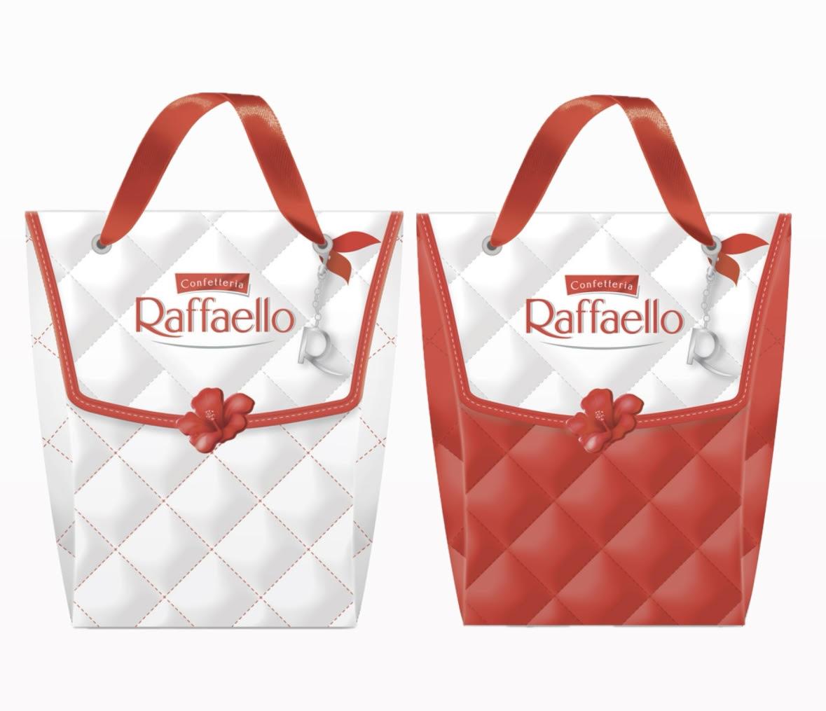 Цукерки Raffaello Сумочка з мигдальним горіхом, 230 г (Раффаелло)
