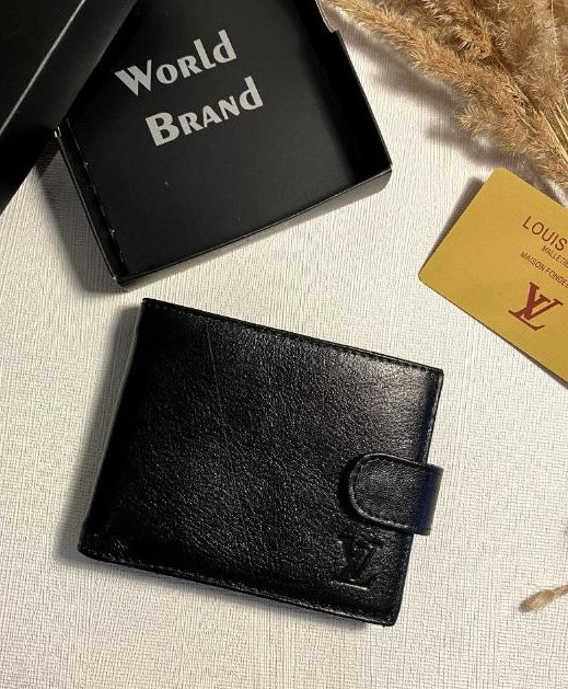 Гаманець чоловічий шкіряний брендовий Louis Vuitton, 11,5*9,5*3см, 940008